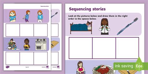 Sequencing Activity Sheet L Enseignant A Fait Twinkl