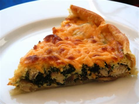 LA MANSA MESA Quiche de pollo champiñones y espinaca