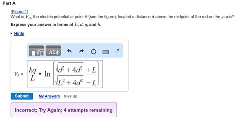 Solved Potential Of A Finite Rod A Finite Rod Of Length L