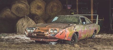 Dodge Daytona Left To Rust In Barn Now Worth K Slashgear