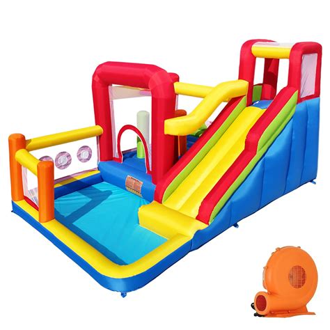 Baralir Bouncy Castle Inflatable Bounce Castle With Blower For Kids