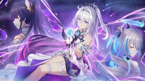 The Beauty Of This World Honkai Trio Honkai Impact Rd Fan Art