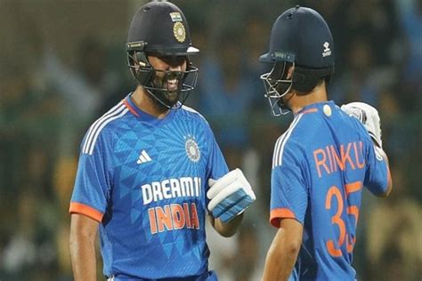 Rohit Rinku Breaks Highest Fifth Wicket Partnership Record