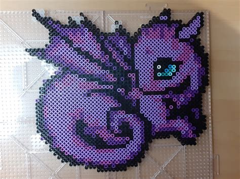 Purple Dragon Perler Bead Diy Perler Bead Crafts Perler Beads Bead Art