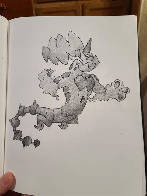 I drew Therian Form Thundurus : r/pokemon