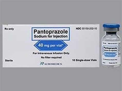 Pantoprazole Sodium Injection 40 Mg Vial Single Dose Vial 10 Ml 10 Tray Mcguff