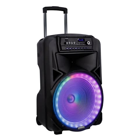 Temeisheng 15inch OEM Trolley Speaker Party Speaker Rechargeable