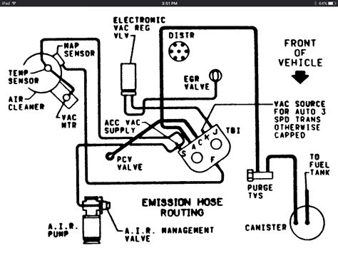 Chevy Vacuum Line Diagrams