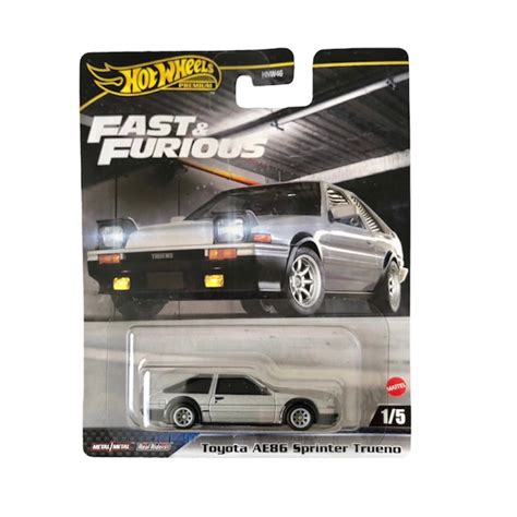 Hot Wheels Fast Furious Premium Toyota AE86 Sprinter Trueno Shopee Malaysia