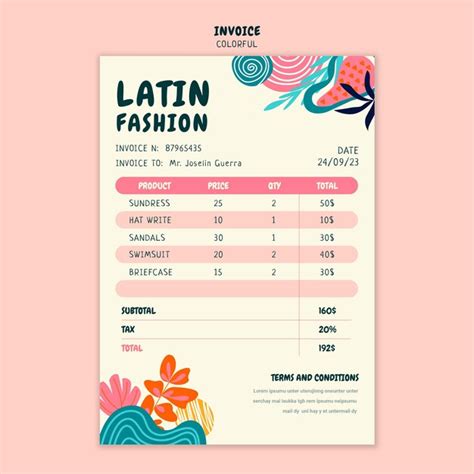 psd colorful template design