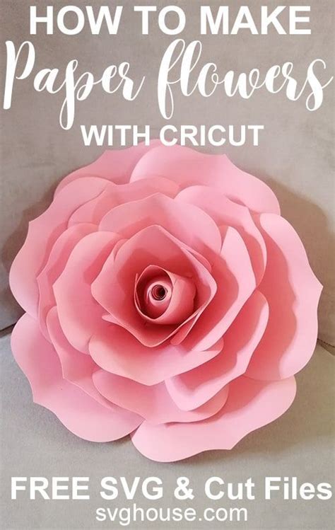 How To Make Paper Flowers With Cricut Artofit