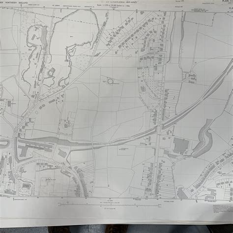 Vintage Ordnance Survey Map Of Newtownards North Road On The Square