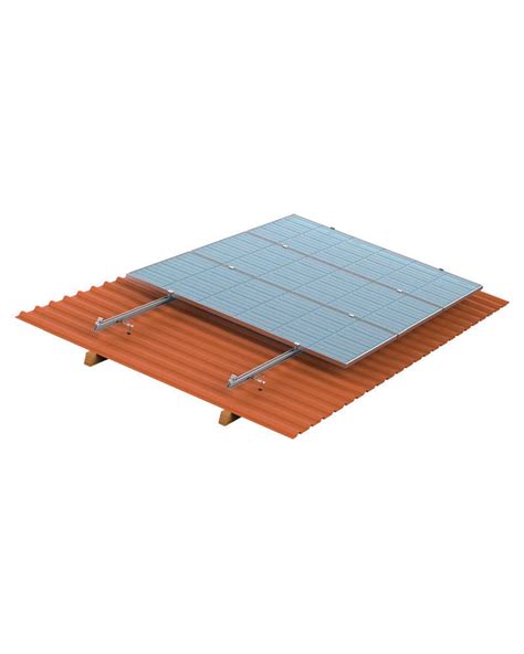 Estructura 1 Panel Coplanar Varilla Falcat AutoSolar