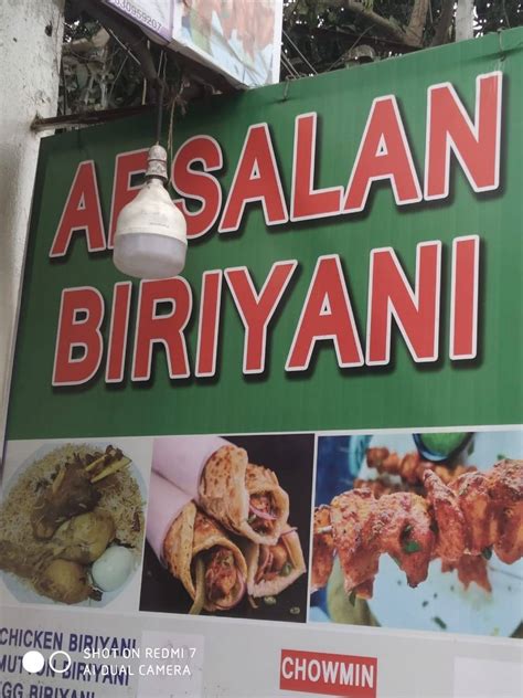 Menu At Hazi Arsalan Biryani Kolkata