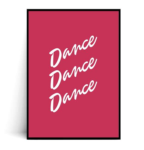 Fox Art Studio Plakat Dance Dance Dance Wymiary X Cm Fox Art