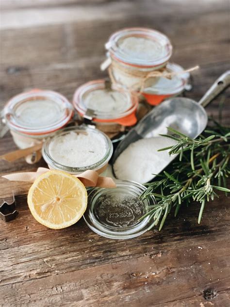 Diy Lemon Rosemary Sugar Scrub Azure Farm