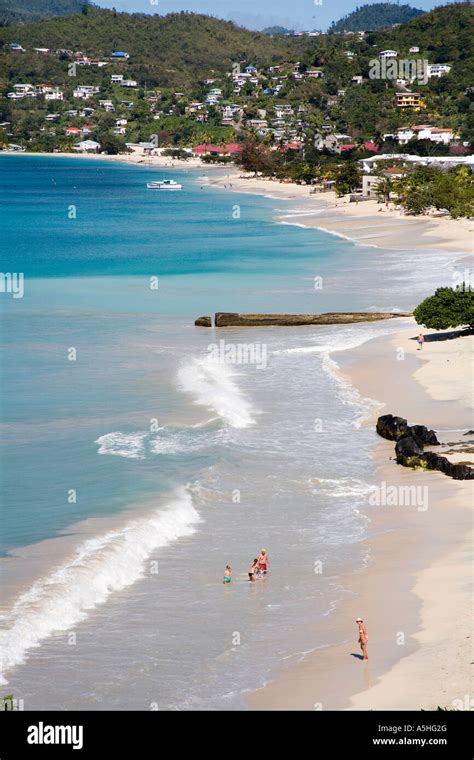 Fabulous Grande Anse Beach In Grenada Caribbean Stock Photo Alamy