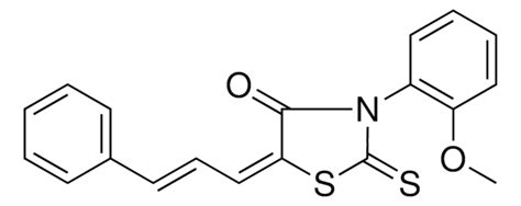 3 2 METHOXYPHENYL 5 3 PHENYL 2 PROPENYLIDENE 2 THIOXO 1 3