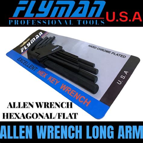 Flyman Tools 9PCS SET ALLEN KEY WRENCH Hexagonal Ballpoint Torx