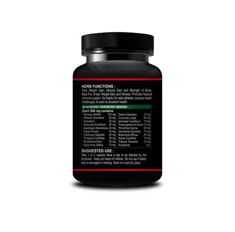 Inlazer Boost Xxx Capsules Health Supplement Weight Gain Products Mass Muscle Protein