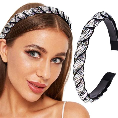 Firuilo Rhinestones Headband Bling Crystal Hairbands