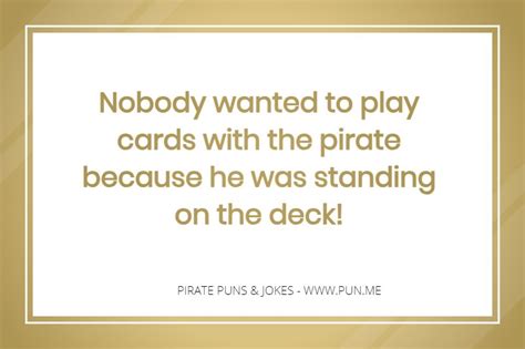 40 Funny Pirate Puns and Jokes | Pun.me