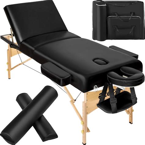 Tectake® Table De Massage Pliante Professionnelle 3 Zones Rembourrage