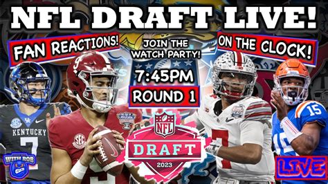 Nfl Draft 2023 Watch Party Live Fan Reactions Round 1 Nfl Draft