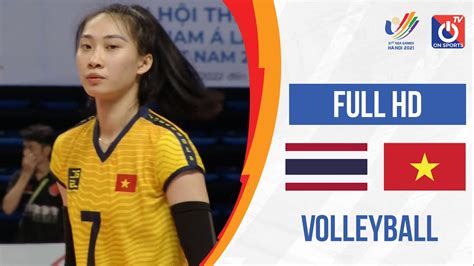 Full Hd Thailand Vietnam Final Womens Volleyball Sea Games