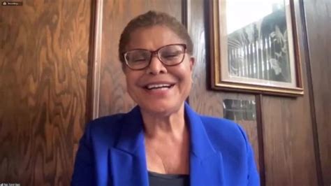 L A Mayoral Candidate Karen Bass On Campaign Homelessness And Crime