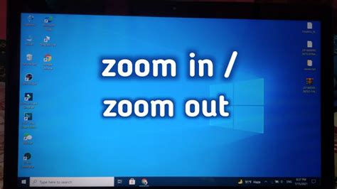 How To Zoom In And Zoom Out Laptop Screen In Laptop Screen Youtube