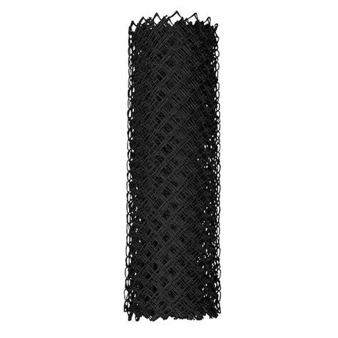 Everbilt 48 In X 50 Ft 9 Gauge Galvanized Steel Black Chain Link