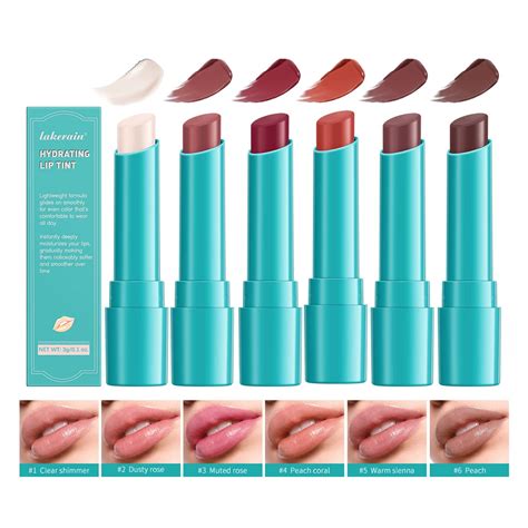 Bálsamo labial con color fórmula hidratante y nutritiva brillo labial