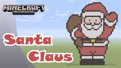 Minecraft Pixel Art Tutorial And Showcase Santa Claus YouTube