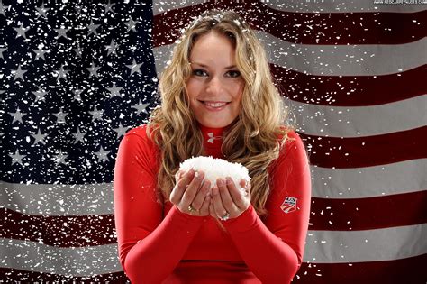 Lindsey Vonn Full Frontal Celebrity Beautiful Babe Posing Hot