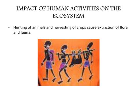 Ppt Human Activities That Endanger An Ecosystem Impact Of Human