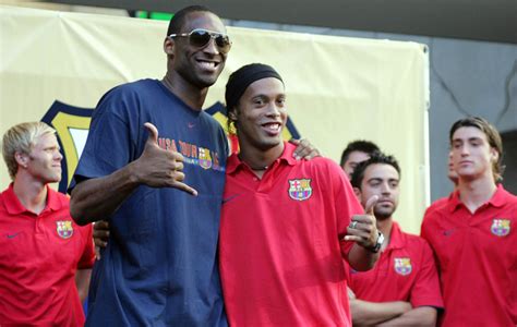 Ronaldinho Reflects On Introducing Year Old Lionel Messi To Kobe