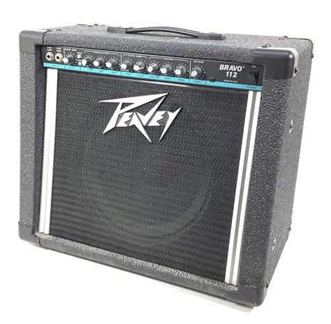 Lot Peavey Bravo 112 Guitar Amplifier With Reverb