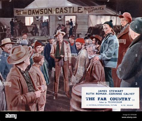 The Far Country Year: 1954 USA James Stewart , Corinne Calvet Director: Anthony Mann Stock Photo ...