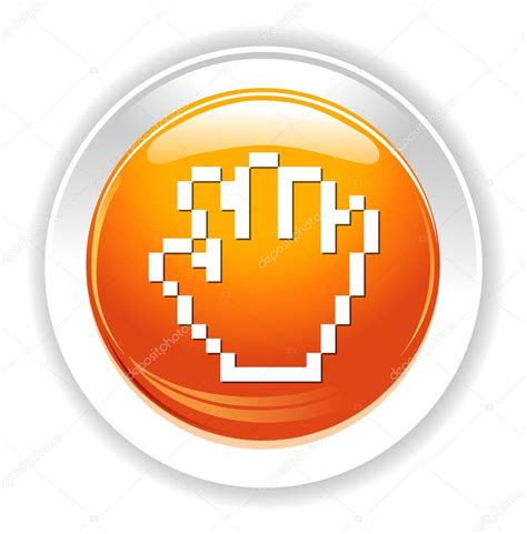 Cursor Hand Icon Stock Vector Image By Sarahdesign85 69998657