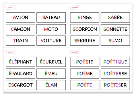 ranger des mots dans l ordre alphabétique ce2