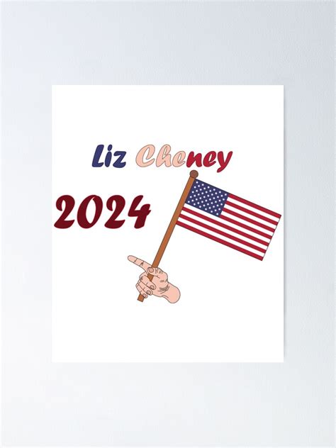 "Liz Cheney 2024 (2)" Poster for Sale by joylynnhinto | Redbubble