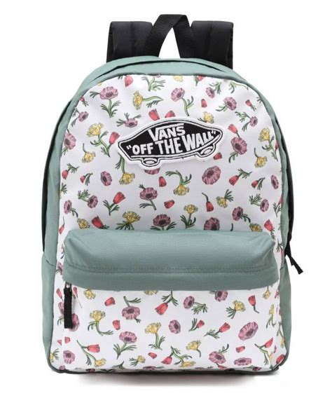 Plecak Szkolny Vans Realm Backpack Biało Zielony - Vn0A3Ui6Xzr - Vans ...