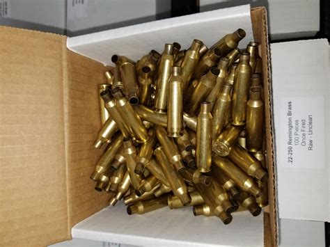 Hornady 6 5 Creedmoor Once Fired Brass Casings Raw Not Washed 100 Pieces