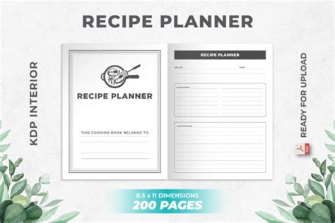 Meal Planner Kdp Interior Graphic By Best Kdp Creative Fabrica