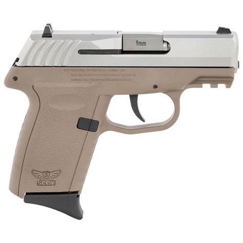 Sccy Cpx 2 Gen 3 9mm Luger 3 1in Stainless Steel Fde Pistol 10 1 Rounds Sportsman S Warehouse