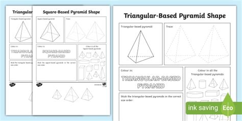 Free Triangular Pyramid Worksheet Download Free Triangular Pyramid