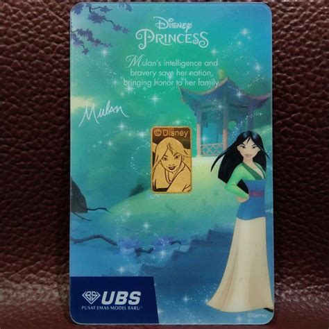 Jual Ubs Gr Bersertifikat Edisi Disney Princess Mulan Di