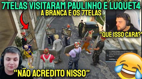 7TELAS VISITARAM PAULINHO O LOKO E LUQUET4 NO CPX GTA RP 7telas