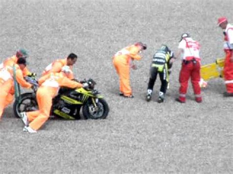 Mototgp Sachsenring Crash Cal Crutchlow Youtube